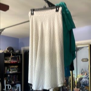 Chic A-Line White Skirt FINAL PRICE